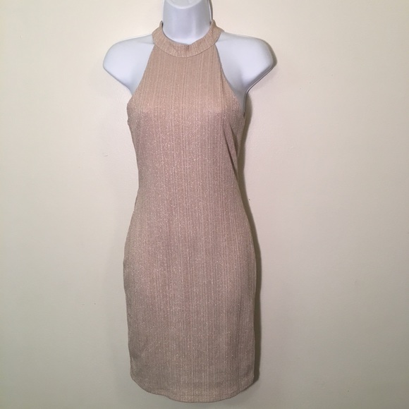 Sienna Sky Dresses & Skirts - EUC Sienna Sky gold body-con dress small
